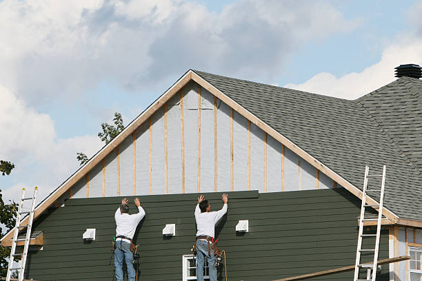 Professional Storm Damage Siding Repair technician working in Marion Center, PA